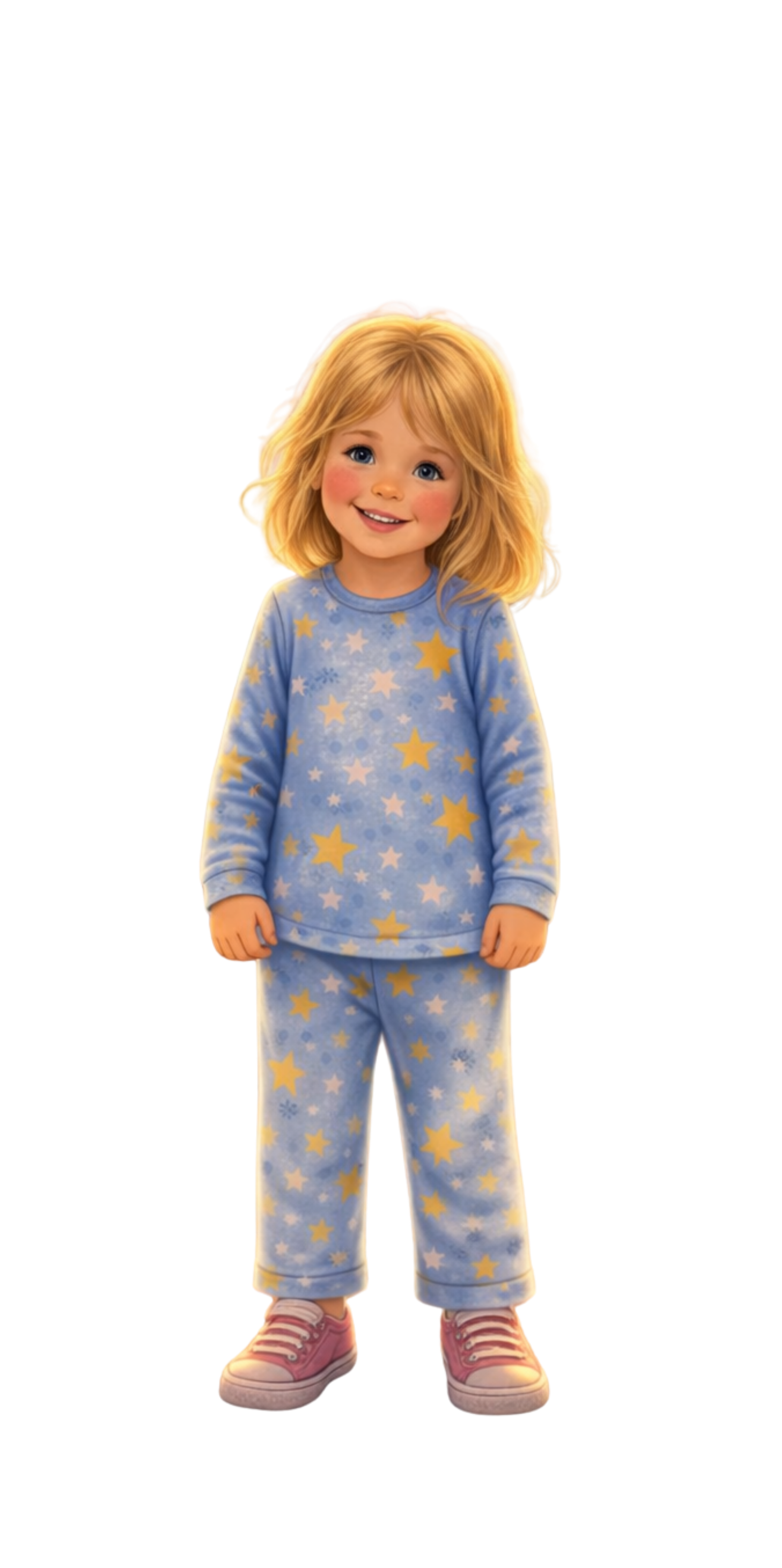 Lilly beim Aprilscherz-Monsterchen