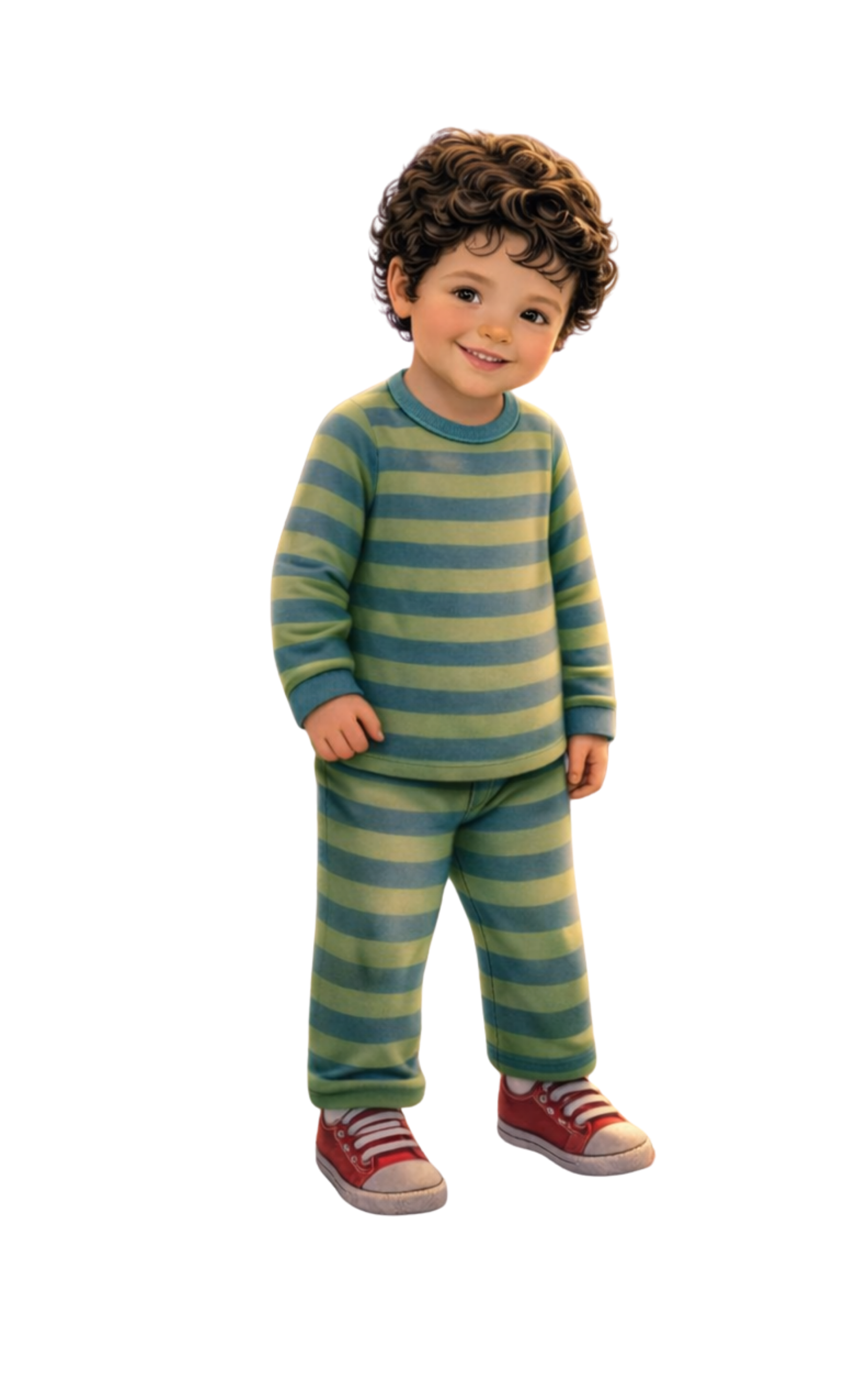 Tim beim Aprilscherz-Monsterchen