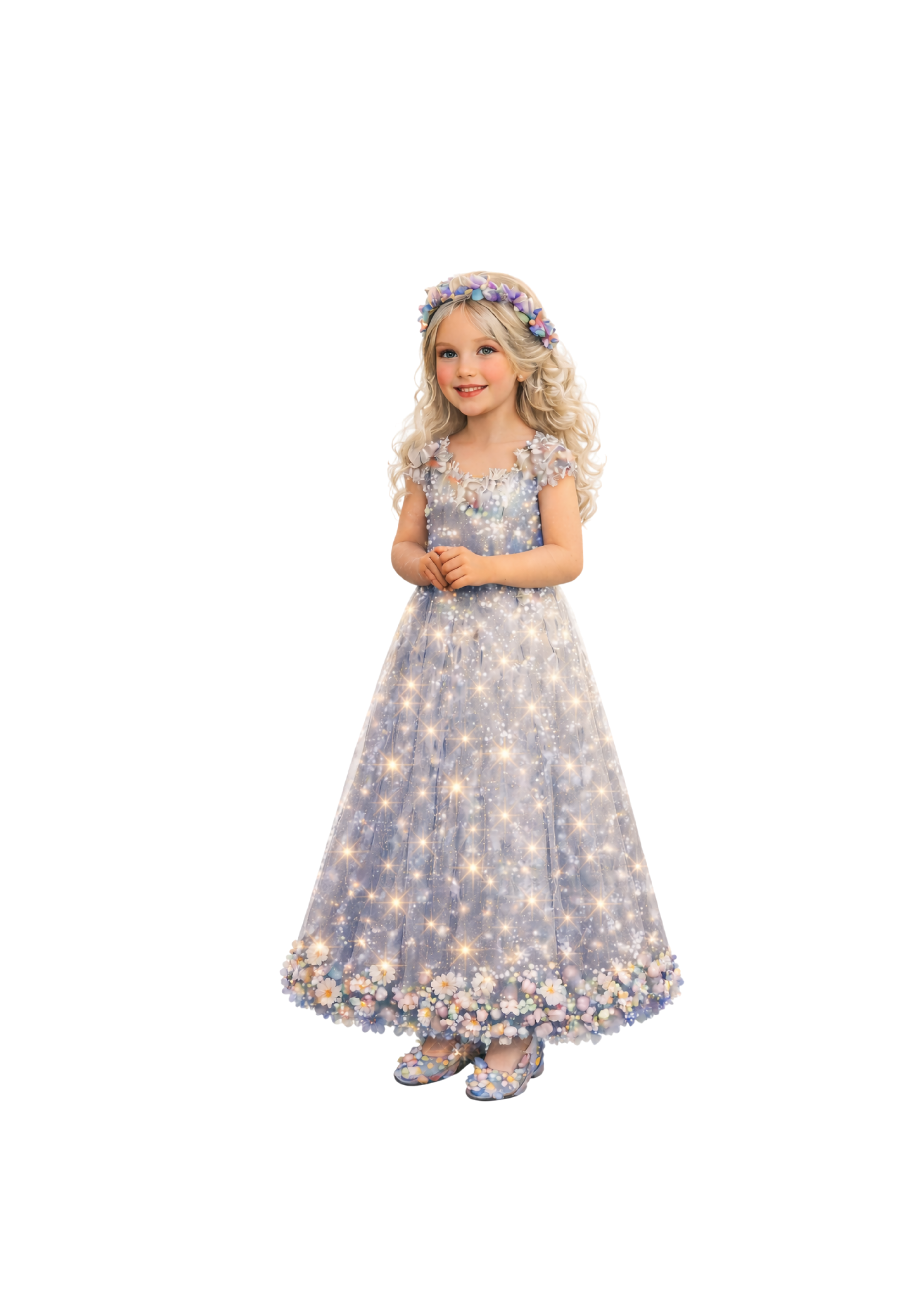 Glitzerschein bei den Blumen-Prinzessinnen